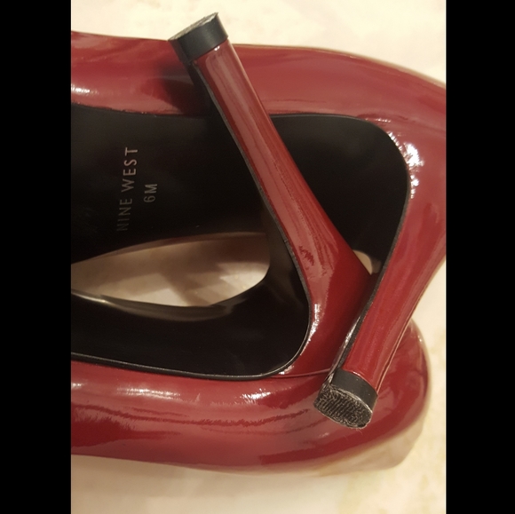 Nine West👠Rare Color Burgandy Moon - Picture 13 of 14